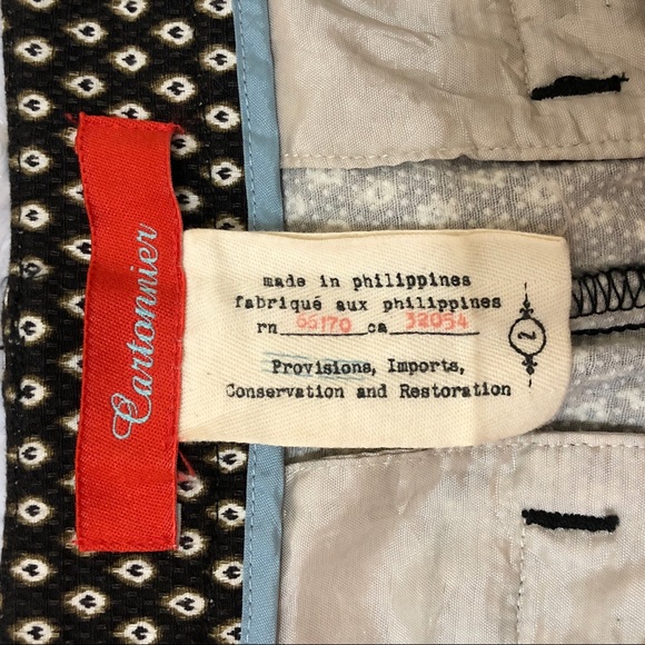 CLOSEOUT \Anthropologie\• Cartonnier Patterned Shorts - Picture 7 of 8